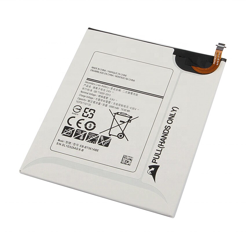 Tablet Battery EB-BT561ABE EB-BT561ABA for Samsung GALAXY Tab E T560 T561 SM-T560 Replacement Batteries 5000mAh