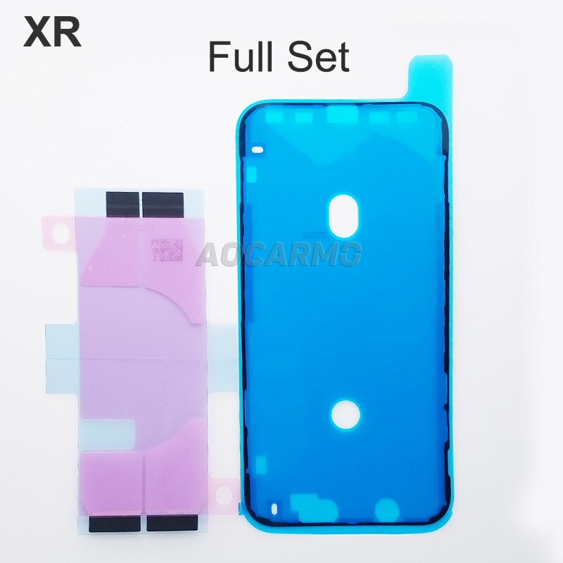 Aocarmo wyświetlacz LCD ekran wodoodporny klej naklejki baterii taśma klejąca dla iPhone 6S 6SP 7 7P 8 8P plus X XS XS Max Max XR