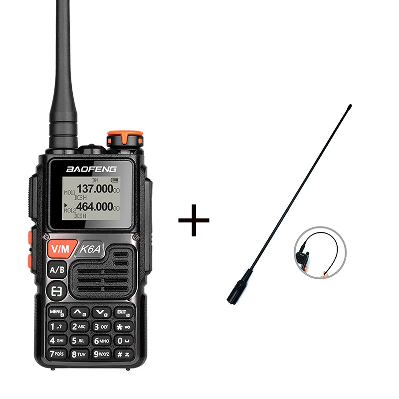 baofeng UVK6 Walkie Talkie Am Fm Two Way Radio Commutator Station Ham Wireless Set Long Range Receiver Quansheng UV-K6: PURPLE / EU