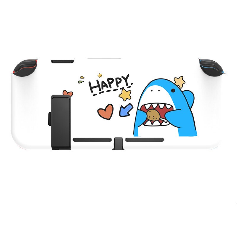 Cute Cartoon Switch Protective Shell TPU Hard Cover Shell NS Lite Anti-fall Painted Sleeve Case For Nintendo Switch Accessories: 7 Switch