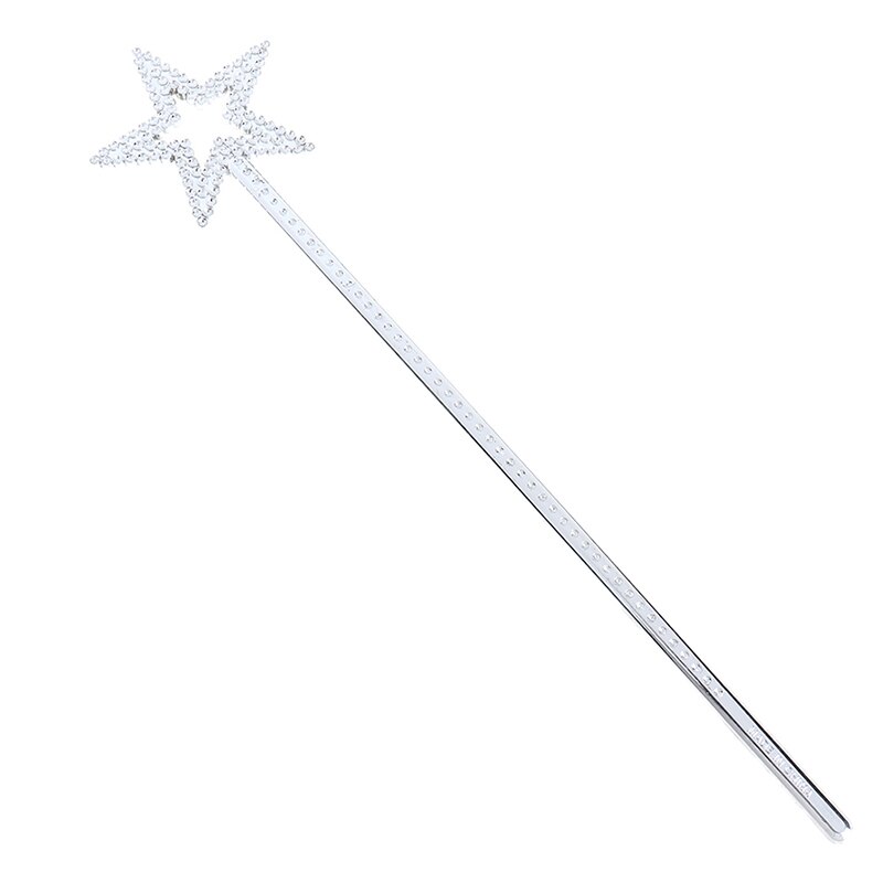 Fairy Stick Large Silver Princess Angle Wand Dress For Kids Girls Christmas: Silver