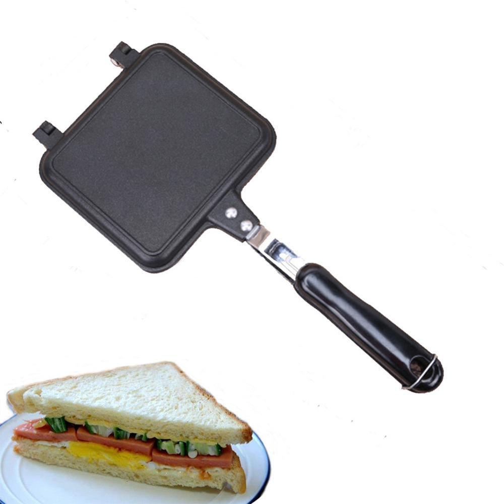 Non-stick smörgåsmaskin järnbröd toast frukost pannkaka grillpanna ugn bakmaskin grill stekform våffla