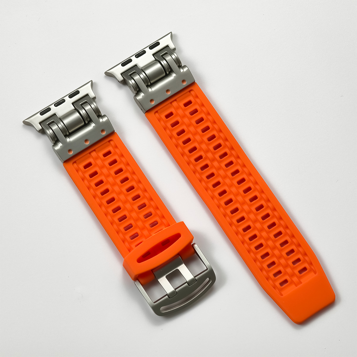 Sports silikone rem til apple watch ultra 2 49mm 45mm 44mm 42mm blød gummirem til iwatch serie 9 8 7 6 5 4 se herrearmbånd: Lilla