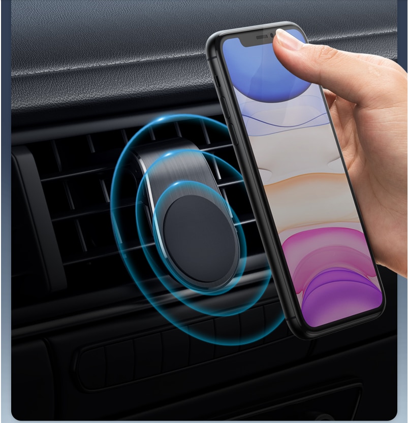 Magnetic Car phone Holder Stand Air Vent Clip Mount for Toyota prado 120 land cruiser C-HR yaris auris hilux Corolla Camry RAV4