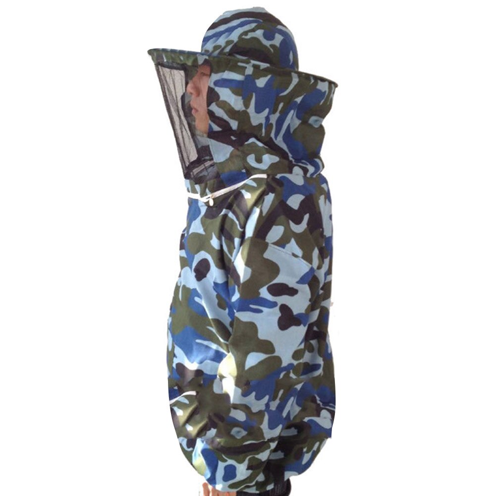Apicoltura Giacca Grembiule di Protezione Protezione Apicoltura Cappello Manica Traspirante Attrezzature-M25