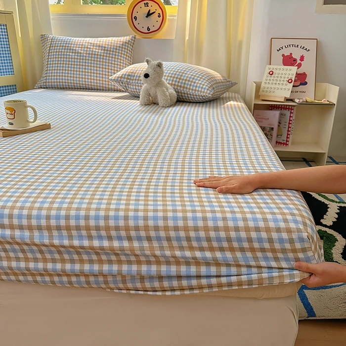Weiche Bettlaken Plaid Stil Bettdecke Nicht-Unt... – Grandado