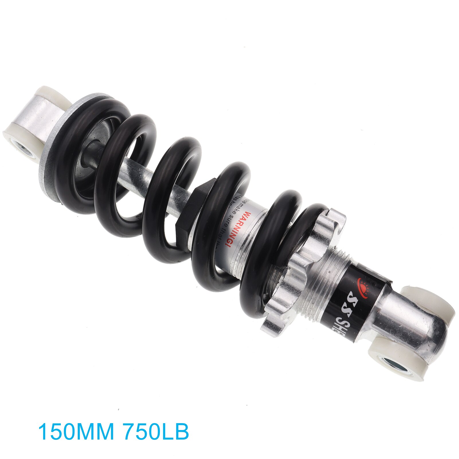 100mm/125mm/150mm/160mm/170mm/180mm/190mm/200mm Hinten Suspension Stoßdämpfer für 47cc 49CC Mini Elektrische Rolle Tasche Fahrrad: 150MM 750LB