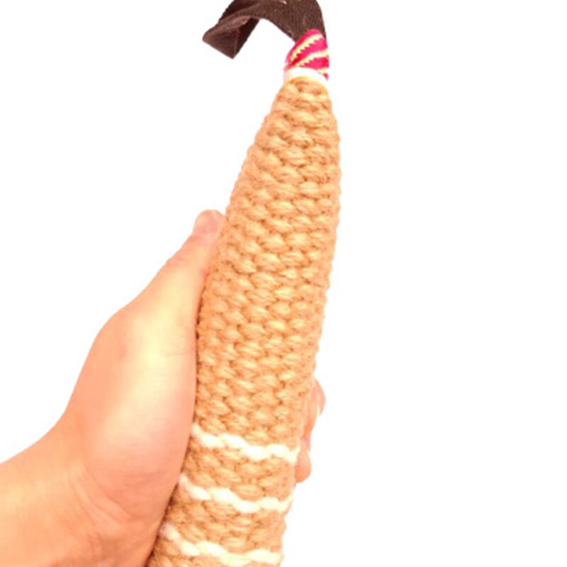 Trekspeelgoed voor huisdieren, bijtkussen, sterk trekspeelgoed voor honden, hondentraining met 2 touwhandvatten om tanden te slijpen, speelgoed voor het reinigen van puppy's