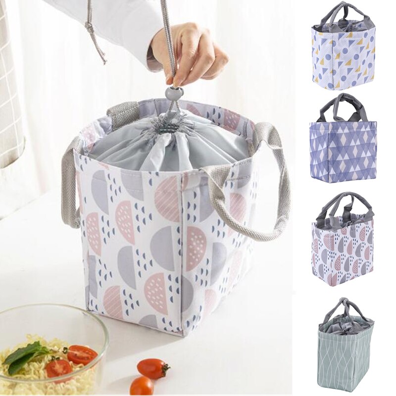 Pranzo al sacco portatile nuovo pranzo al sacco con isolamento termico Tote borsa termica per Picnic borsa per Bento contenitore per il pranzo borse per la conservazione degli alimenti per la scuola