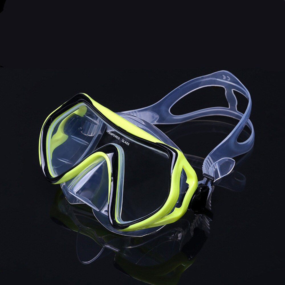 Gehard Glas Duikbril Bril Scuba Duikbril (Geel + Blauw): Default Title