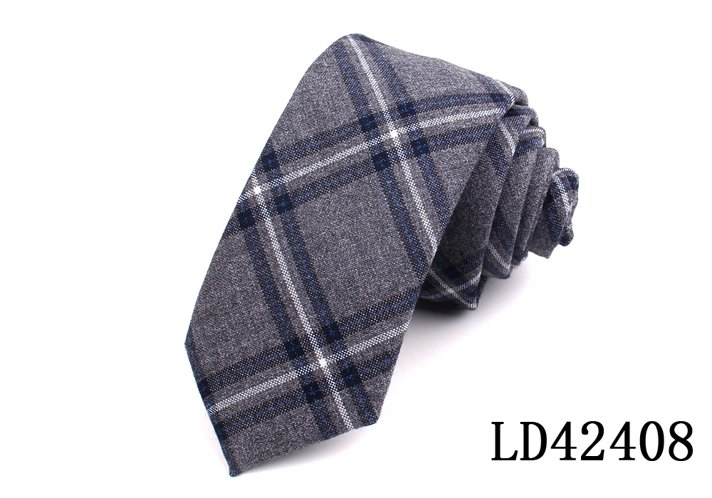 Corbatas de algodón a la para hombres y mujeres, corbata informal a cuadros para niños y niñas, trajes, corbata delgada para de boda, Gravatas: Azul