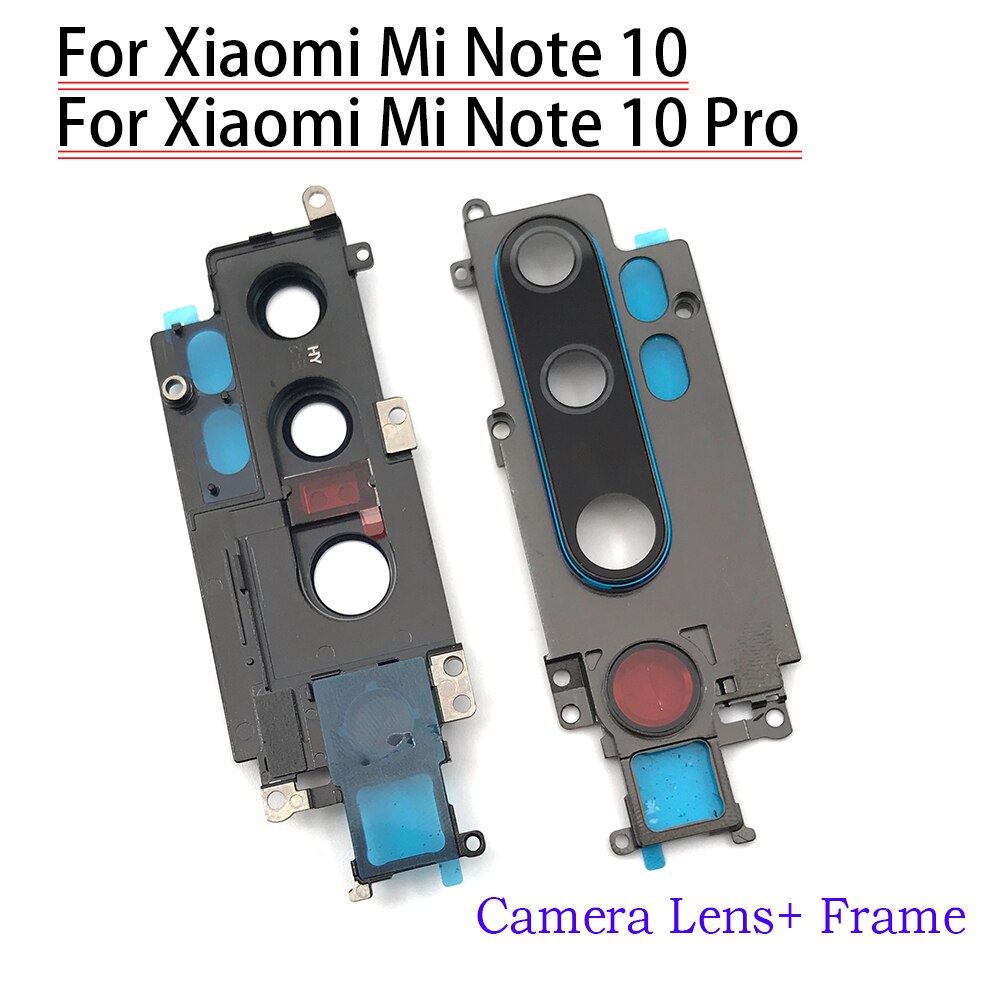 Novità per Xiaomi Mi Note 10 Pro Cover posteriore per obiettivo in vetro per fotocamera posteriore con adesivo