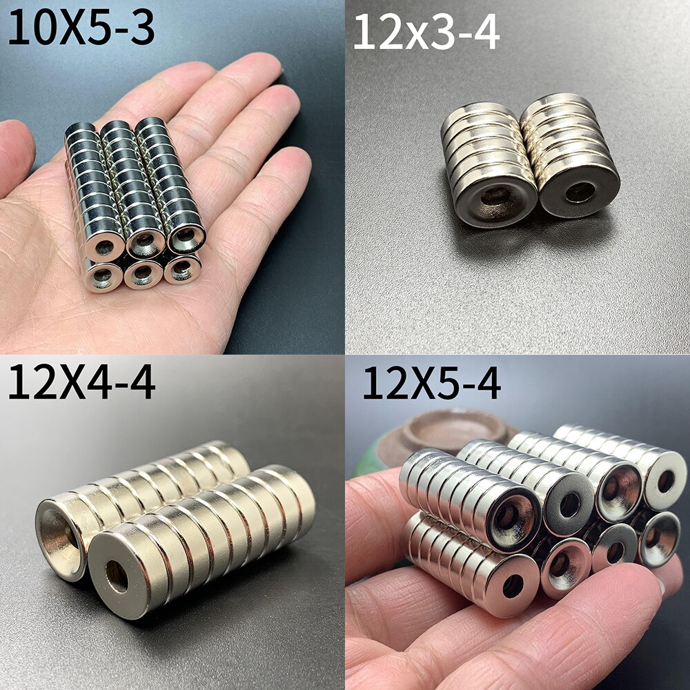Kleine Versenkt Runde NdFeB Neodym Magnet Leistungsstarke Rare Earth Permanent Kühlschrank Magneten für DIY Gemeinsame magnet sets