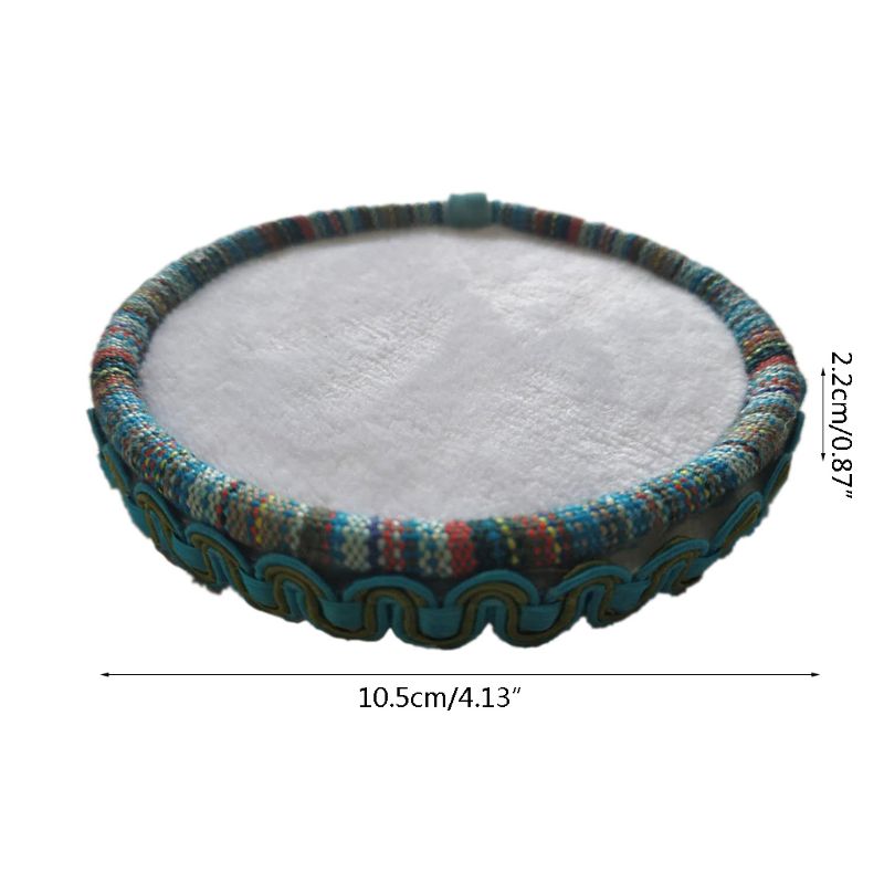 The The Bead Wrangler Wooden Fabric Beading Mat Board Tray Beads Organizer for Jewelry DIY Sewing Embroidery Needlecraft Tool