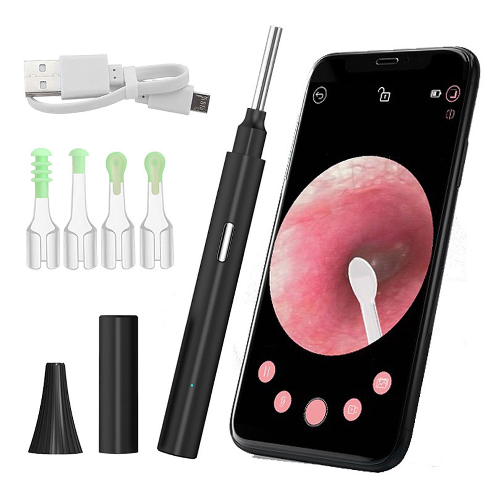 Earwax Removal Tools 3.9mm Wireless Otoscope Ear C... Vicedeal