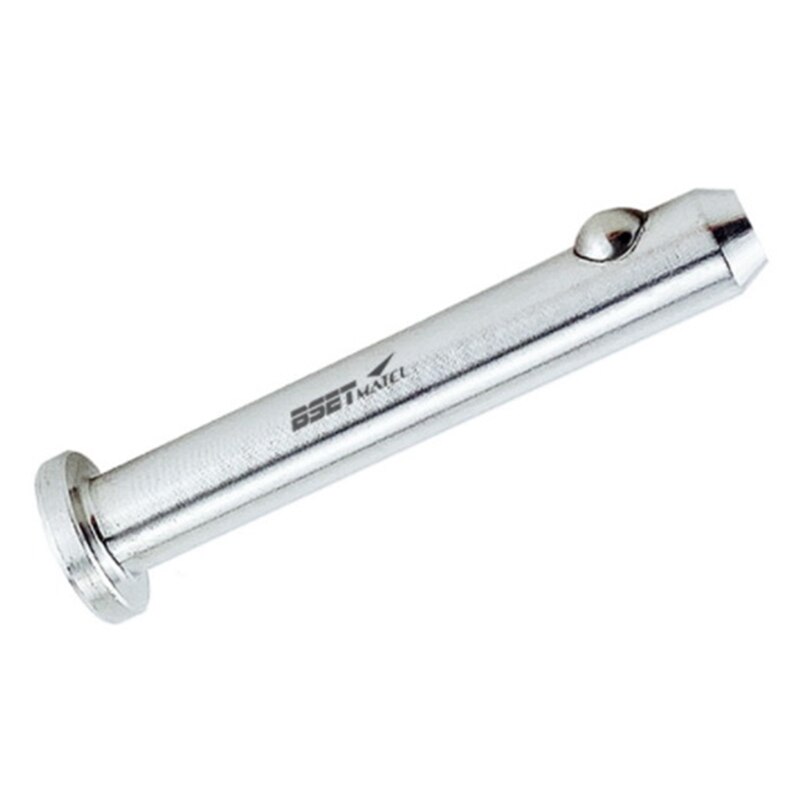 BSET MATEL 2PCS 5mm Positioning Pin Steel Dowel Pin Flat Head Cylindrical Pins for Farm Lawn Garden Ball Pin Retainer