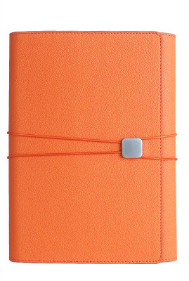 A5 Office Planner Notebook School Office Stationery Supplies Loose-leaf Notebook Agenda Planner Organizer Bullet Journal: Orange