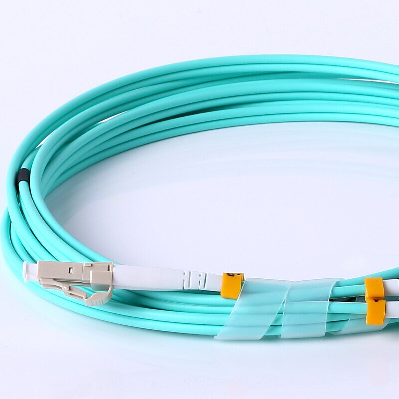 Faser Patch Kabel, AMPCOM 10G Gigabit Fiber Optic Kabel mit LC zu LC Multimode OM3 Duplex 50/125 LSZH