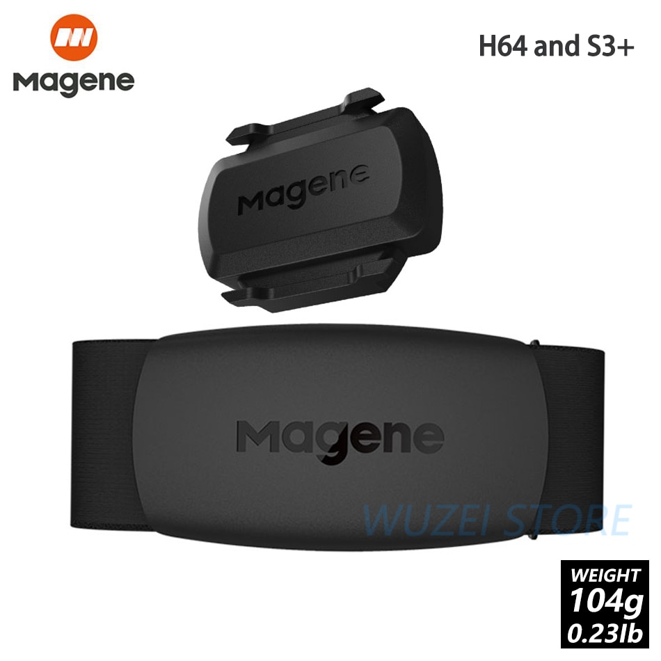 Magene Zwillinge S3 Geschwindigkeit Kadenz Sensor Ameise + H64 Bluetooth 4,0 Herzfrequenz Sensor für Strava garmin iGPSPORT Bryton Fahrrad Computer