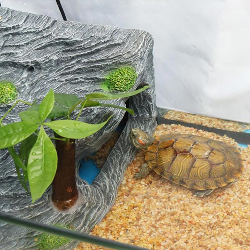 Turtle climbing platform Plastic Turtle Pier Dock Basking Platform Shelf Decoration Crawler Roof Terrace Island Climb Aquarium