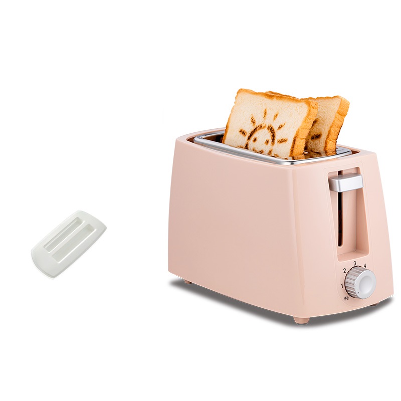 Mini grille-pain électrique multifonctionnel pour la cuisson du petit déjeuner, 220V, pour la maison, ue/AU/UK/US: pink sun pattern