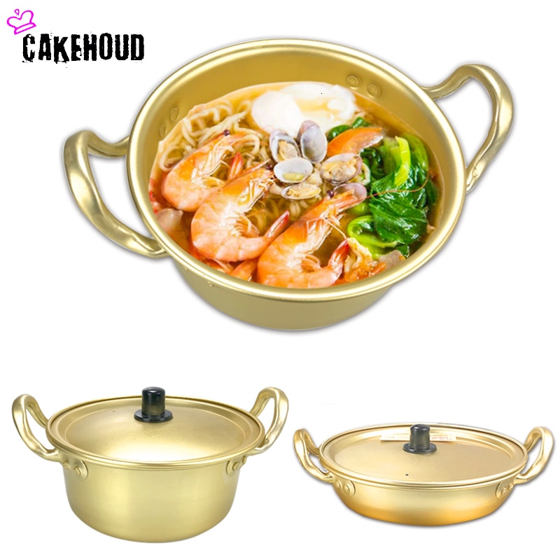 Husholdning ramen pot multifunktionelt køkken madlavning værktøj aluminiumslegering hurtig nudel pot non-stick mælkepotte suppe pot