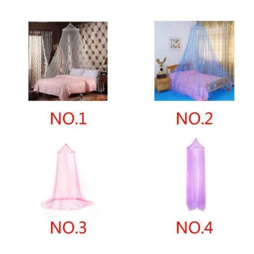 6 Color Classical romantic sweet princess students Outdoor hang dome mosquito nets Round Lace Insect Bed Canopy Netting Curtain