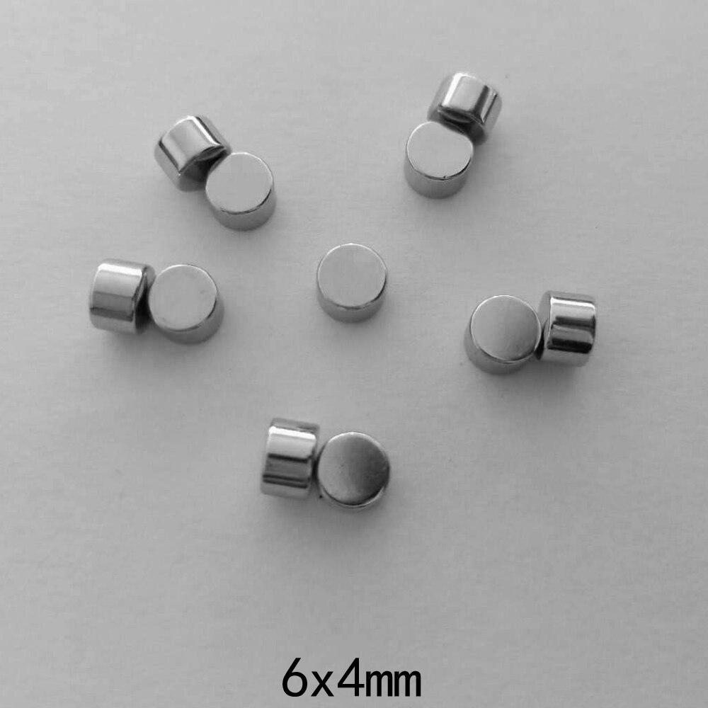 6x4 aimant Permanent petit rond 6x3 aimant néodyme disque 6x1mm Mini aimants forts feuille 6*2 électro magnétique 5*1 5*2 5*3