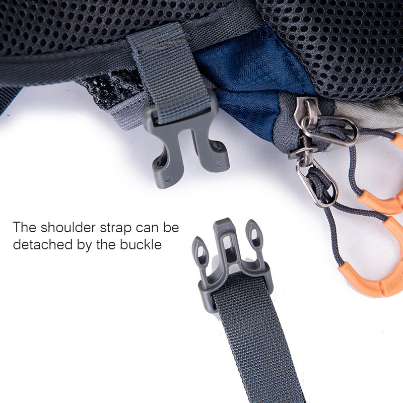 Afneembare Dubbele Schouderriem Heuptas Outdoor Bergbeklimmen Wandelen Rugzak Waterdichte Running Riding Bag Voor Mannen Vrouwen
