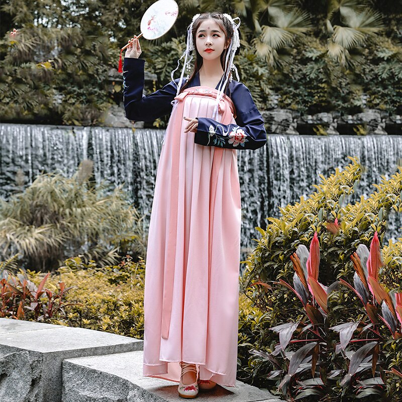 Traje de baile Retro Hanfu chino tradicional para cantantes vestido de danza Oriental DC1848