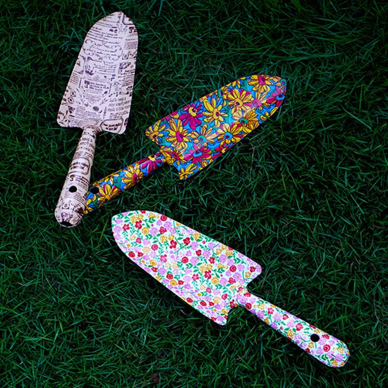 Garden Trowel Printed Rust Resistant Small Shovel Gardening Tool for Flower Vege N1HF