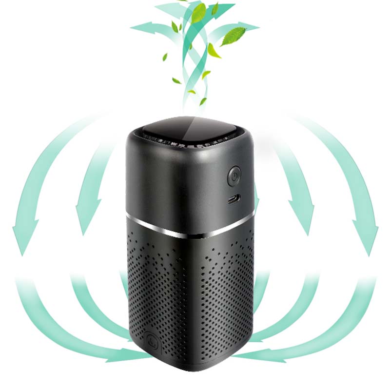 Desktop Negative Ionen Auto Luftreiniger Tragbare USB Plug-In Kleine Auto Luftreiniger Negative Ionen Filter Reinigt Die luft