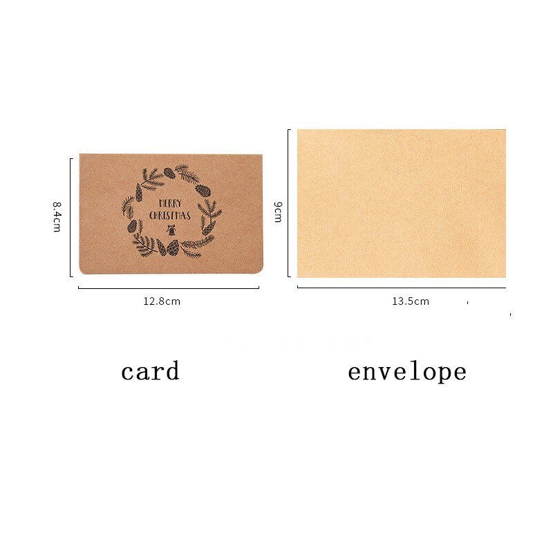 20packs Merry Christmas Greeting Cards Party Invitations Year Greeting Card Postcard
