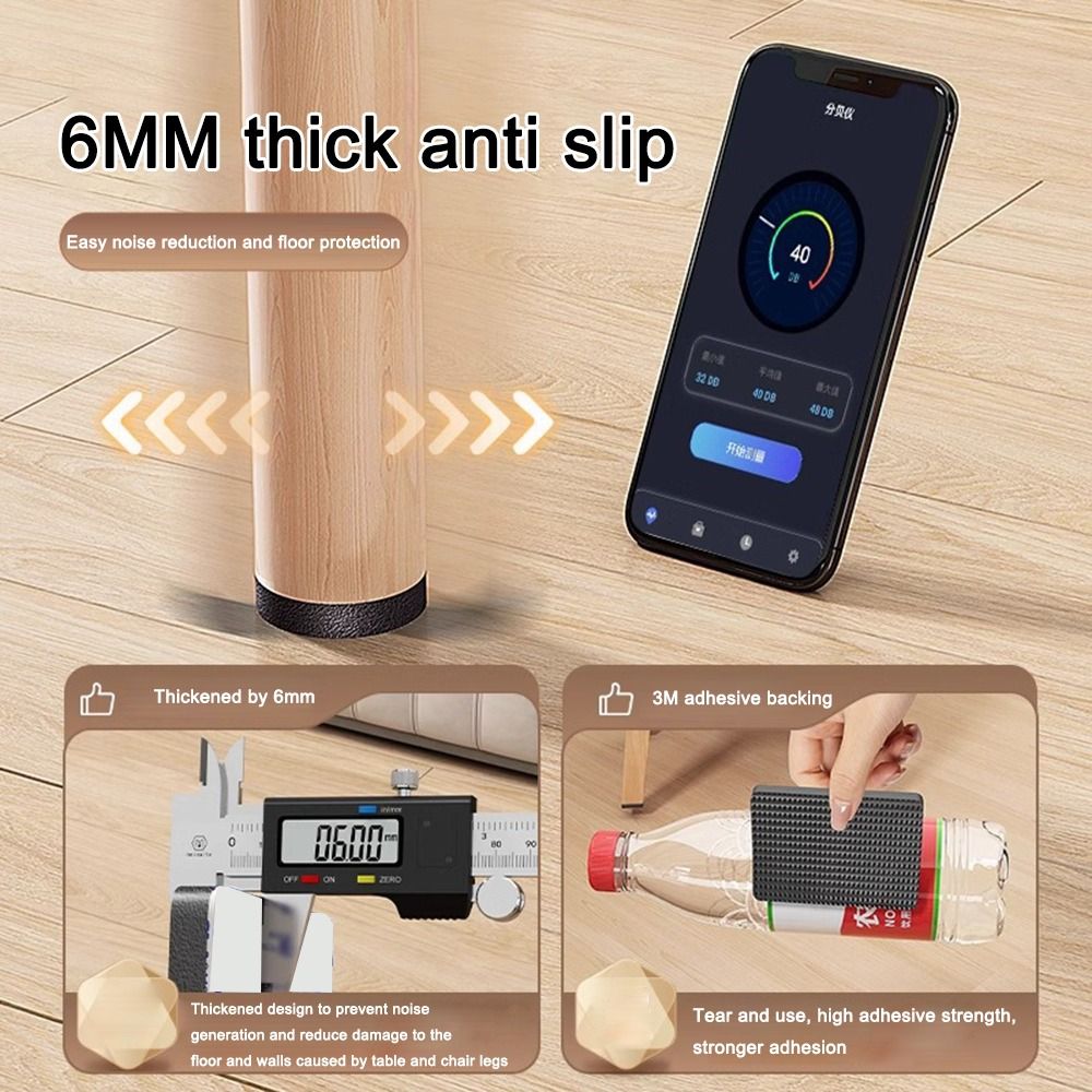 Zelfklevende Meubels Been Pad Anti Slip Anti-collision Rubberen Pads Tafels Stoelen Bumper Demper voor Sofa vloerbeschermer