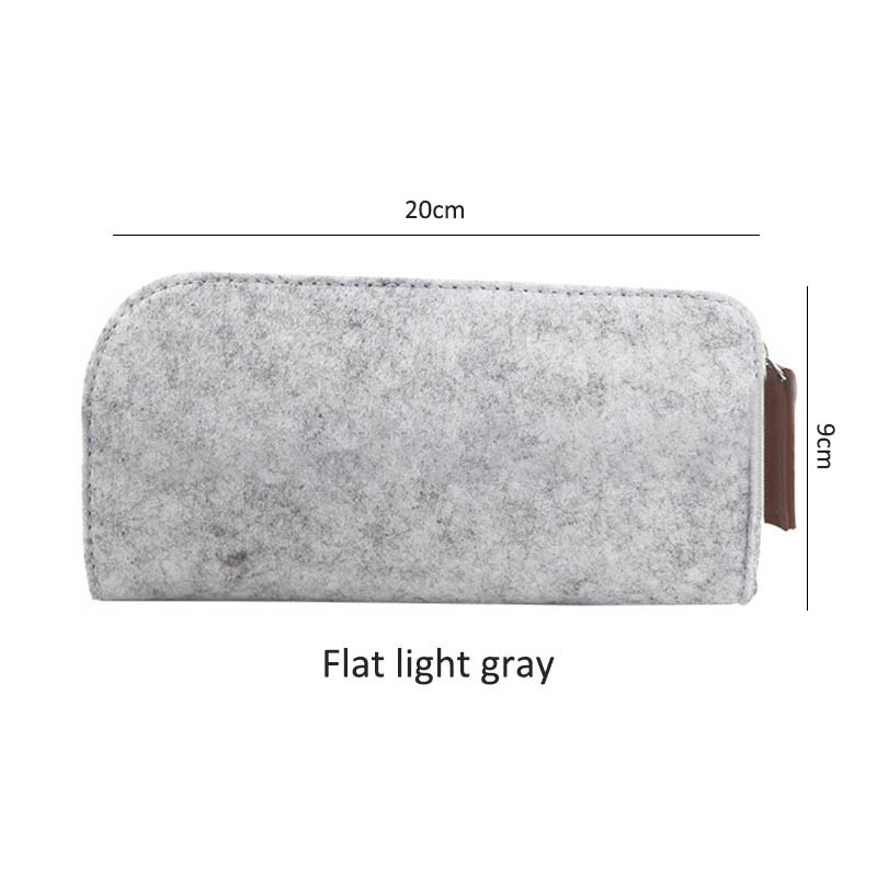YOKUMA Etui voor volwassenen, esthetische pennenetui voor tieners, college, ritssluiting, school, kantoorbenodigdheden, schrijfwaren-organizer, kleine gereedschapstas, Hemelblauw-helder, Etui