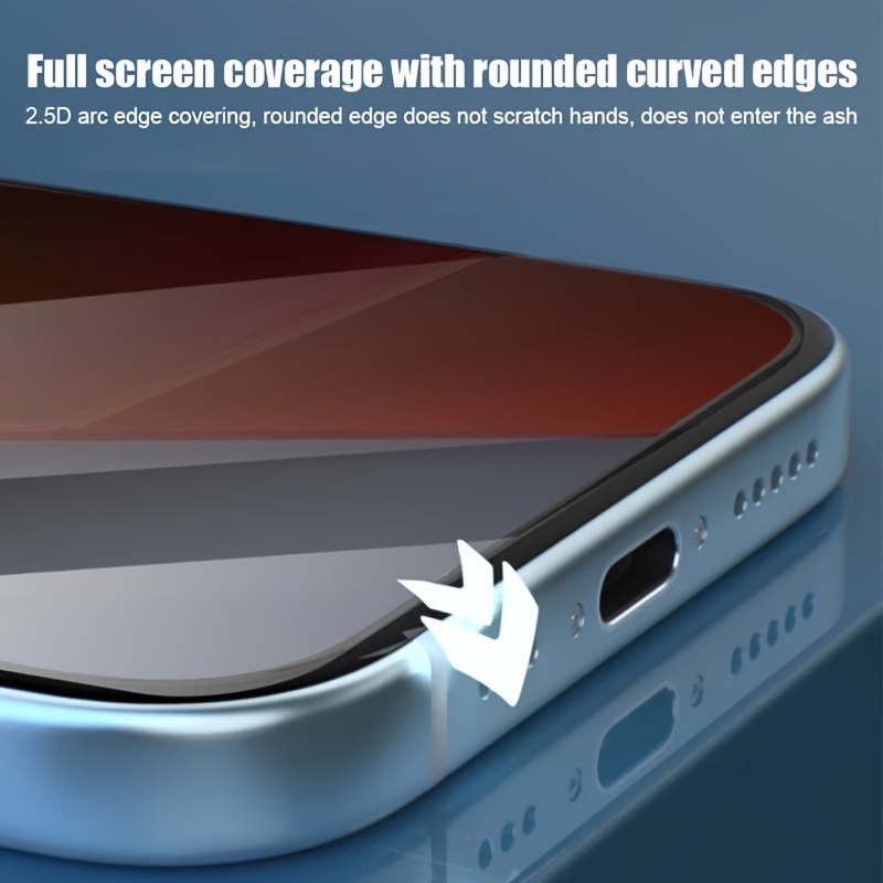 5pcs Full Cover Privacy Screen Protector For iPhone 16 Pro Max 16e 15 14 Plus 13 Pro Max 12 11 X XR XS Max Mini Anti-spy Glass