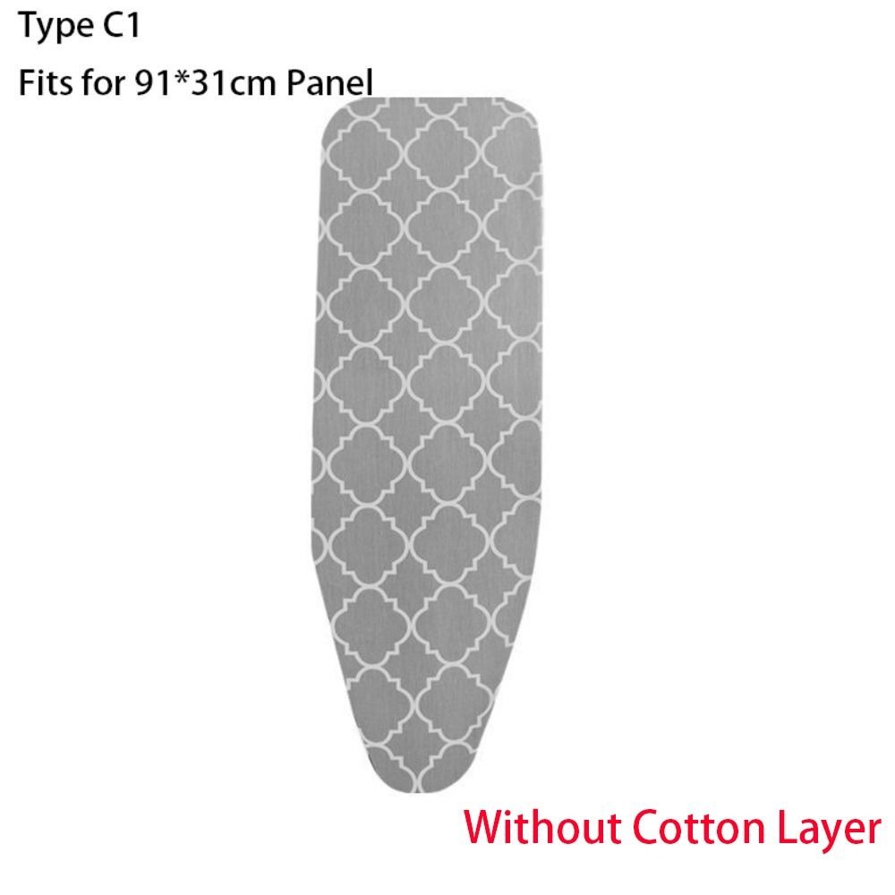 Durable Ironing Board Cloth Heavy Heat Resistant Thickened Ironing Board Cover Pad Resistant Scorch Universal Printed Padded: light yellow