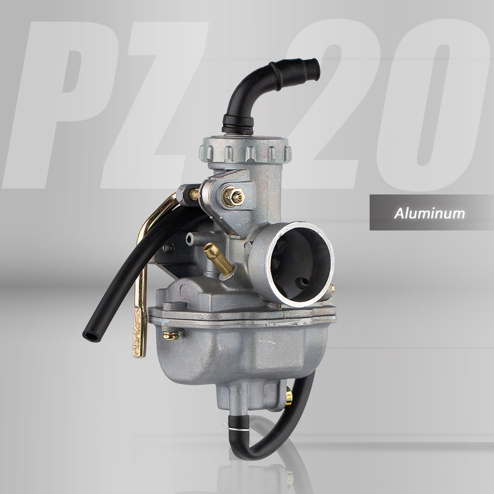 Carburador de 16mm, 18mm, 20mm, 22mm, PZ16 PZ18 PZ20 PZ22, estrangulador manual de aluminio de Zinc para 50cc, 70cc, 110cc, 125cc, 250cc, ATV, Quad Dirt Bike: Marfíl