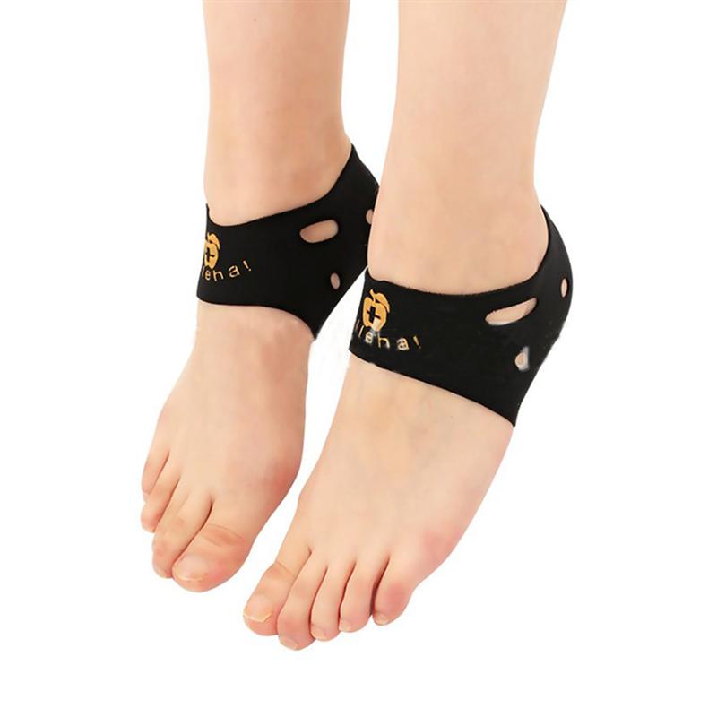 2Pcs Heel Warm Protector Insole Orthotic Plantar Fasciitis Therapy Wrap Heel Foot Pain Arch Support Ankle Brace