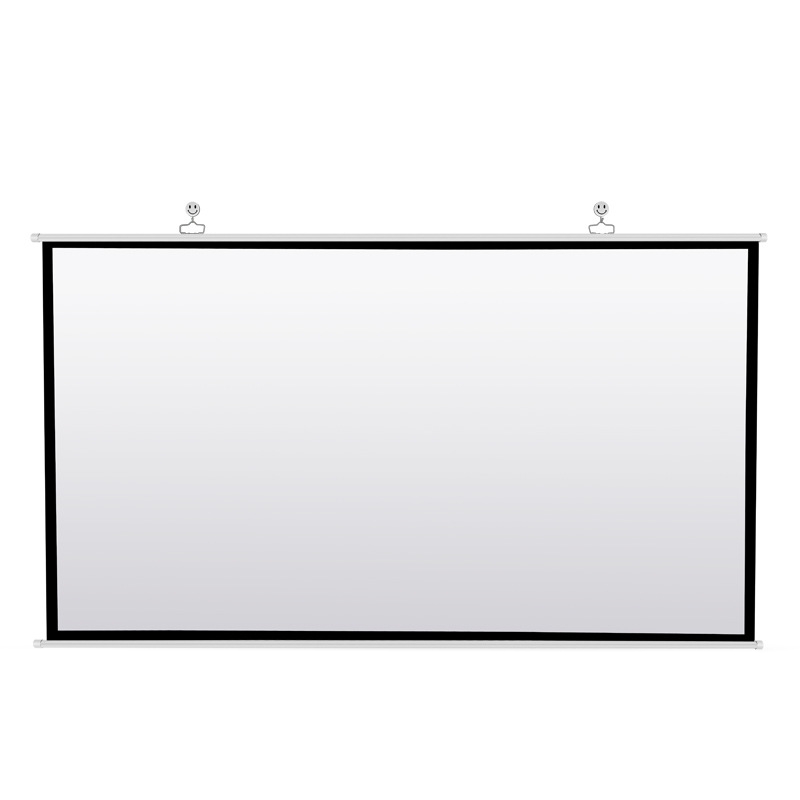 Projector screen for home cinema hd white foldable anti-crease