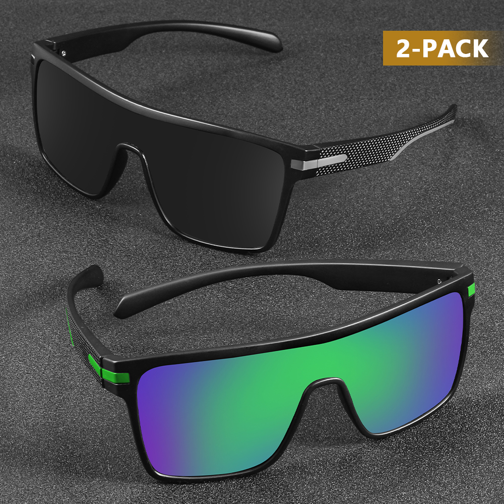CRIXALIS Moda Polarizada Óculos de Sol Para Homens Quadrados Oversized Anti Glare Driver Espelho Óculos de Sol Mulheres UV400 Óculos Masculino