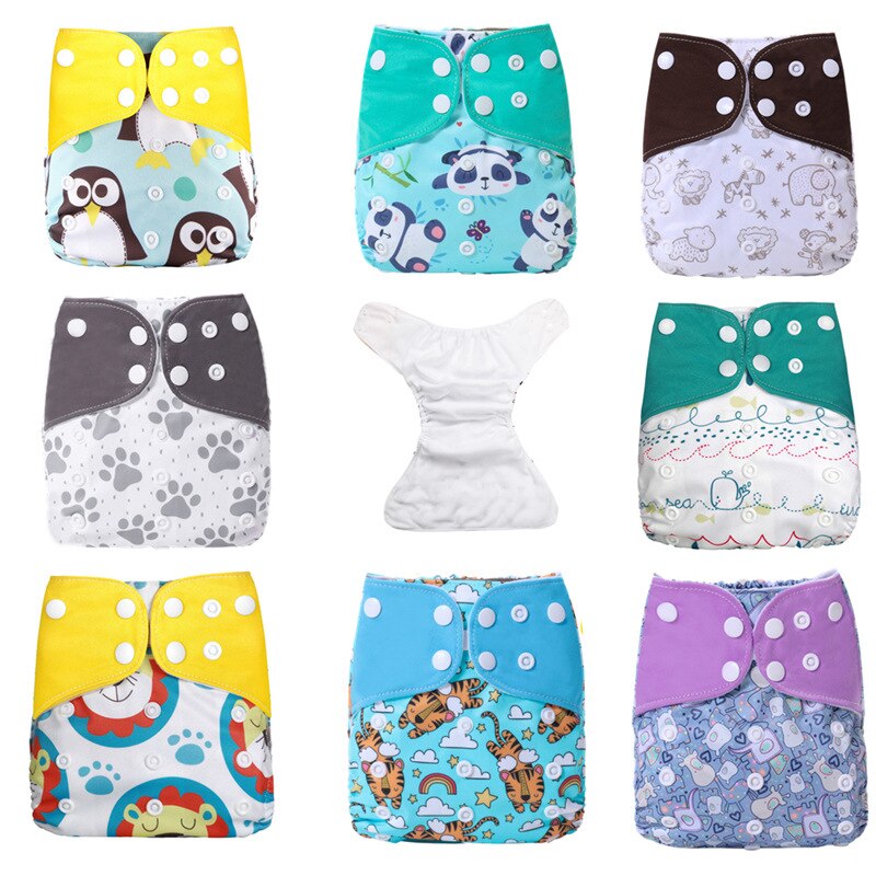 Happy Flute DiapersCover Couche Lavable Born Baby Nappy Reusable Nappy Baby Pocket Cloth Diapers Pieluchy Wielorazowe