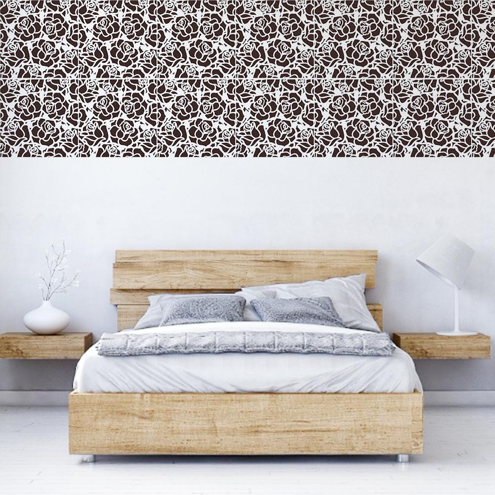 16Pcs Painting Drawing Stencils Mandala Template For Stones Floor Wall Tile Fabric Wood Burning Art&Craft Supplies -Reuseable