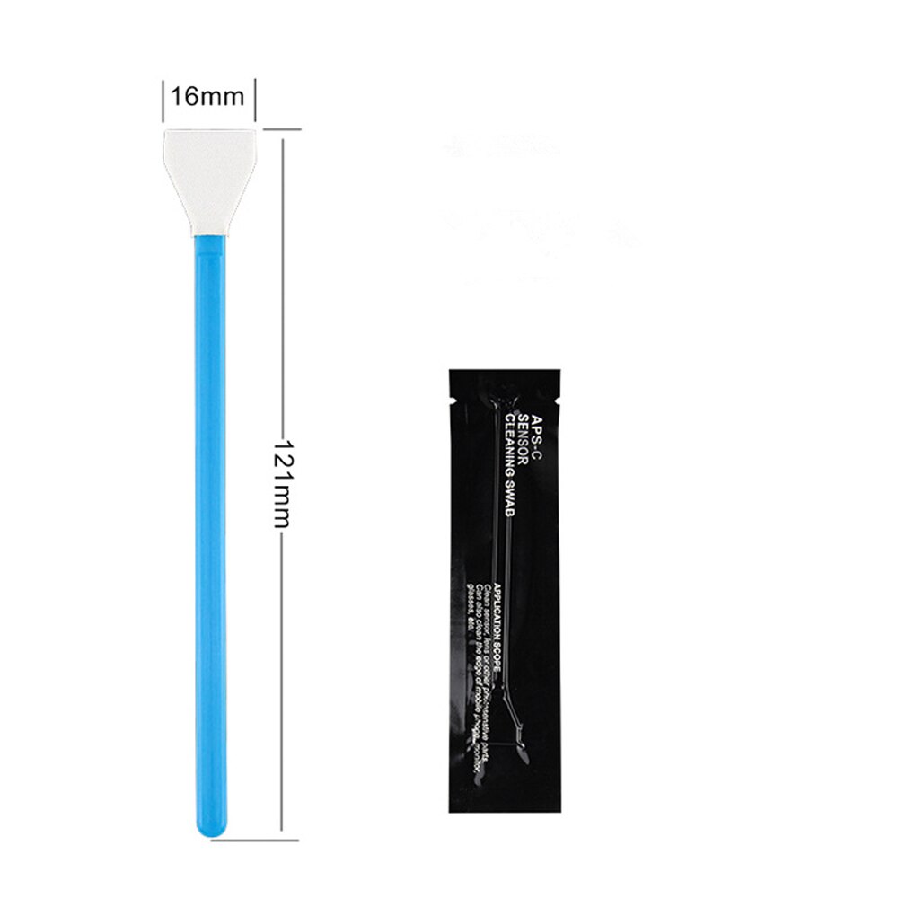 10pcs 16mm/24mm Cleaner Swab Sensor Cleaning Kit Cleaner Swab Ultra for Digital Camera's CCD or CMOS Sensor Dust-Free Durable