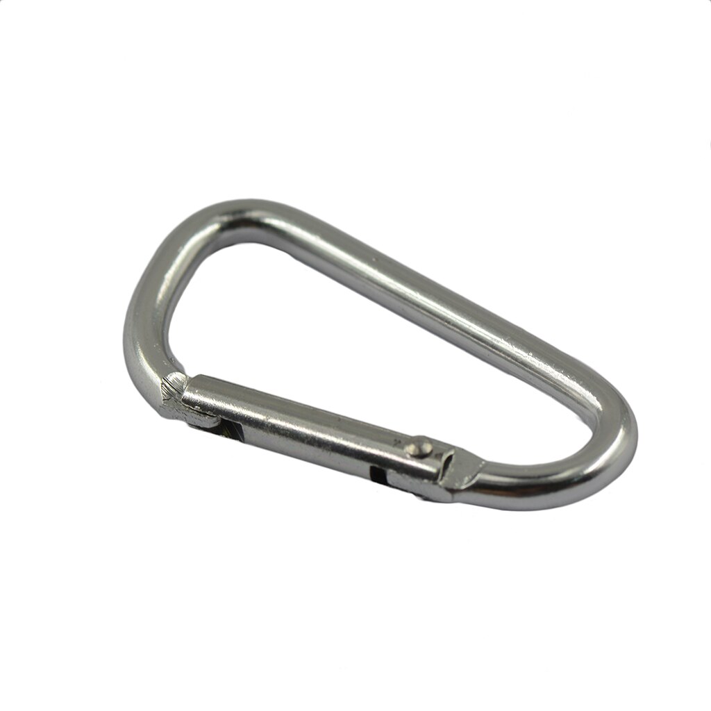 20 stück Aluminium Karabiner D-Ring Schlüssel Kette Clip Haken Schnalle Outdoor DIY Erkenntnisse für Hängend Anschluss