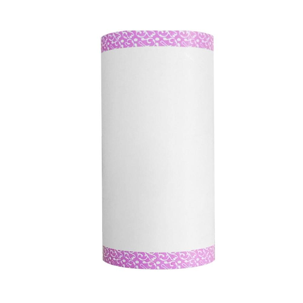 Papel de impresión de fotos para Paperang P1, adhesivo térmico de 57x30mm: Purple Edge