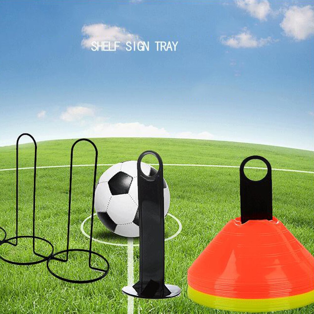 Sport Football Soccer Rugby Speed Training Disc Cone Cross Track Space Marker Training Marker Disc Cone Holder Carrier Caddy