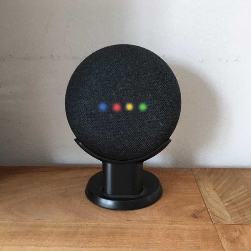 Soporte de escritorio para Google Nest Mini Home, Mini Asistente de voz, automatización inteligente del hogar, sencillo, ahorra espacio