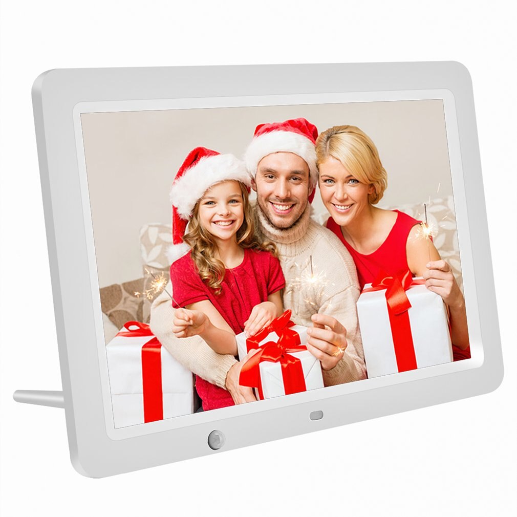 12 inch HD Digital Photo Frame Motion Sensor & 8GB Memory LED Picture Frame with Wireless Remote Control Music MP3 Video MP4
