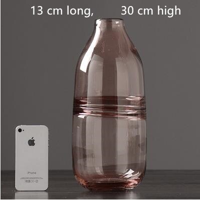 stained glass vase, home office restaurant table decoration , Nordic modern vase: style 11